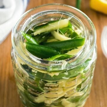Instant Ginger Green Chilli Pickle