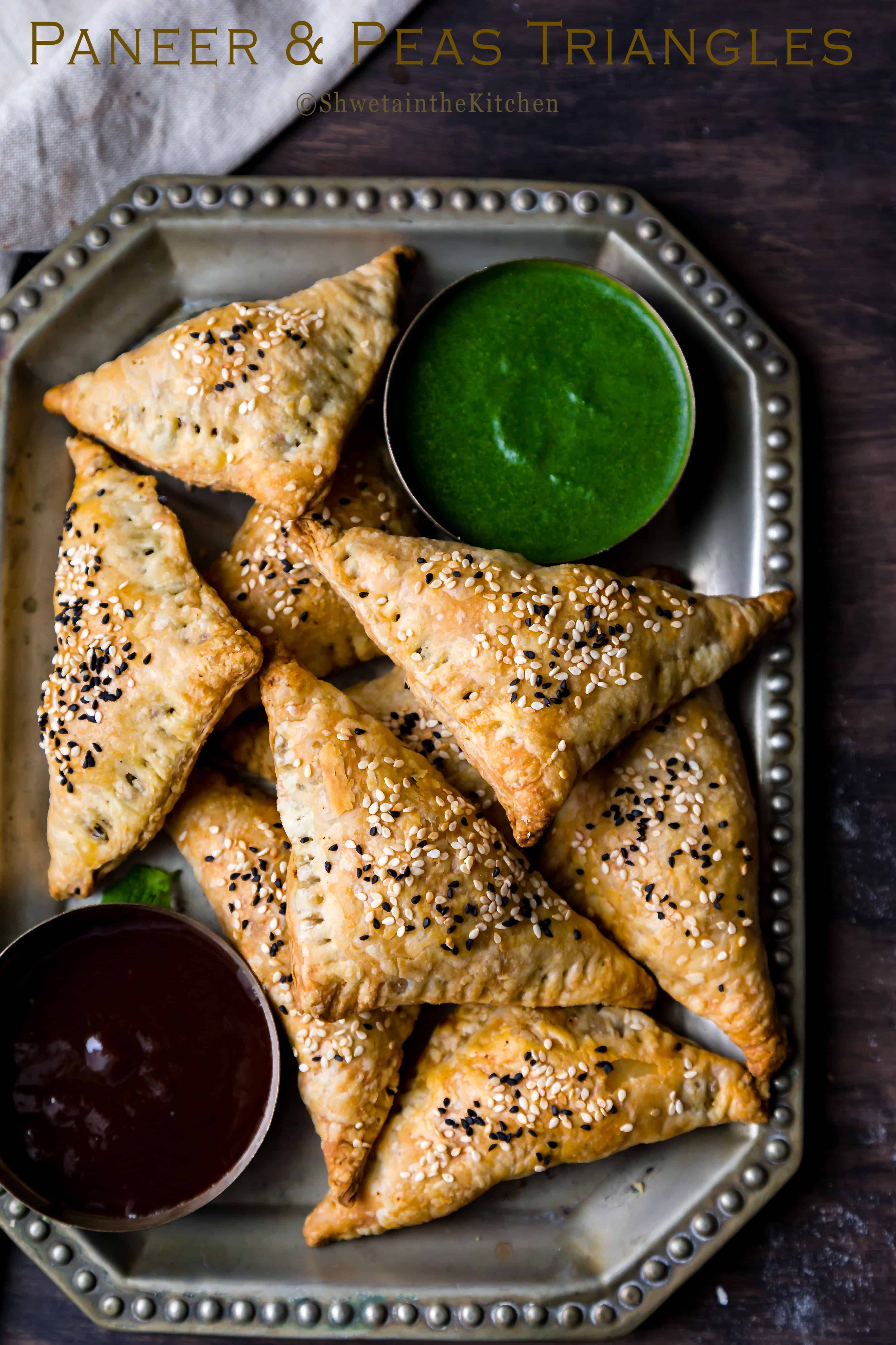 Paneer and Peas Triangles