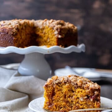 Pumpkin Butterscotch Streusel Cake
