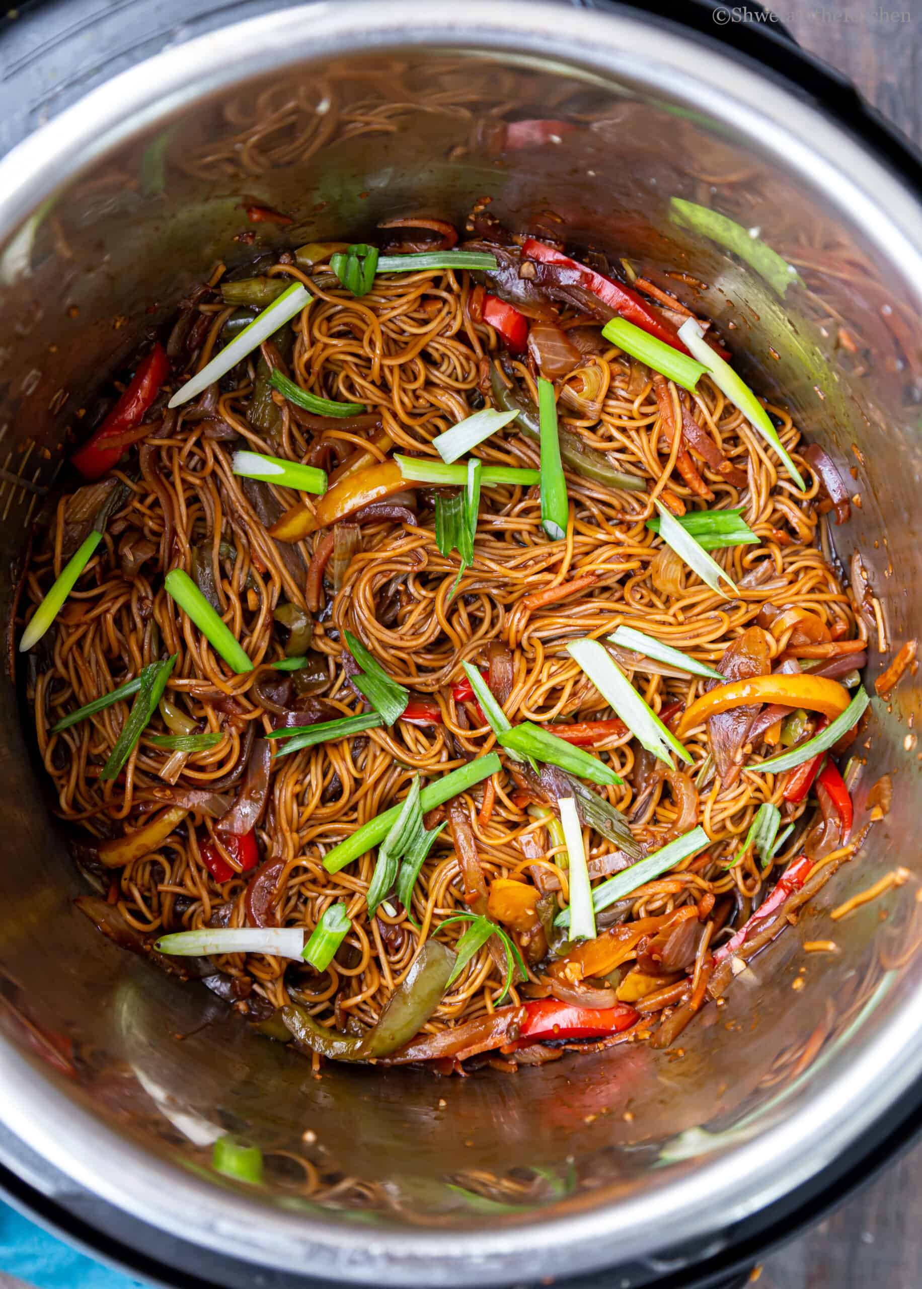 Teriyaki Noodles in the Instant Pot