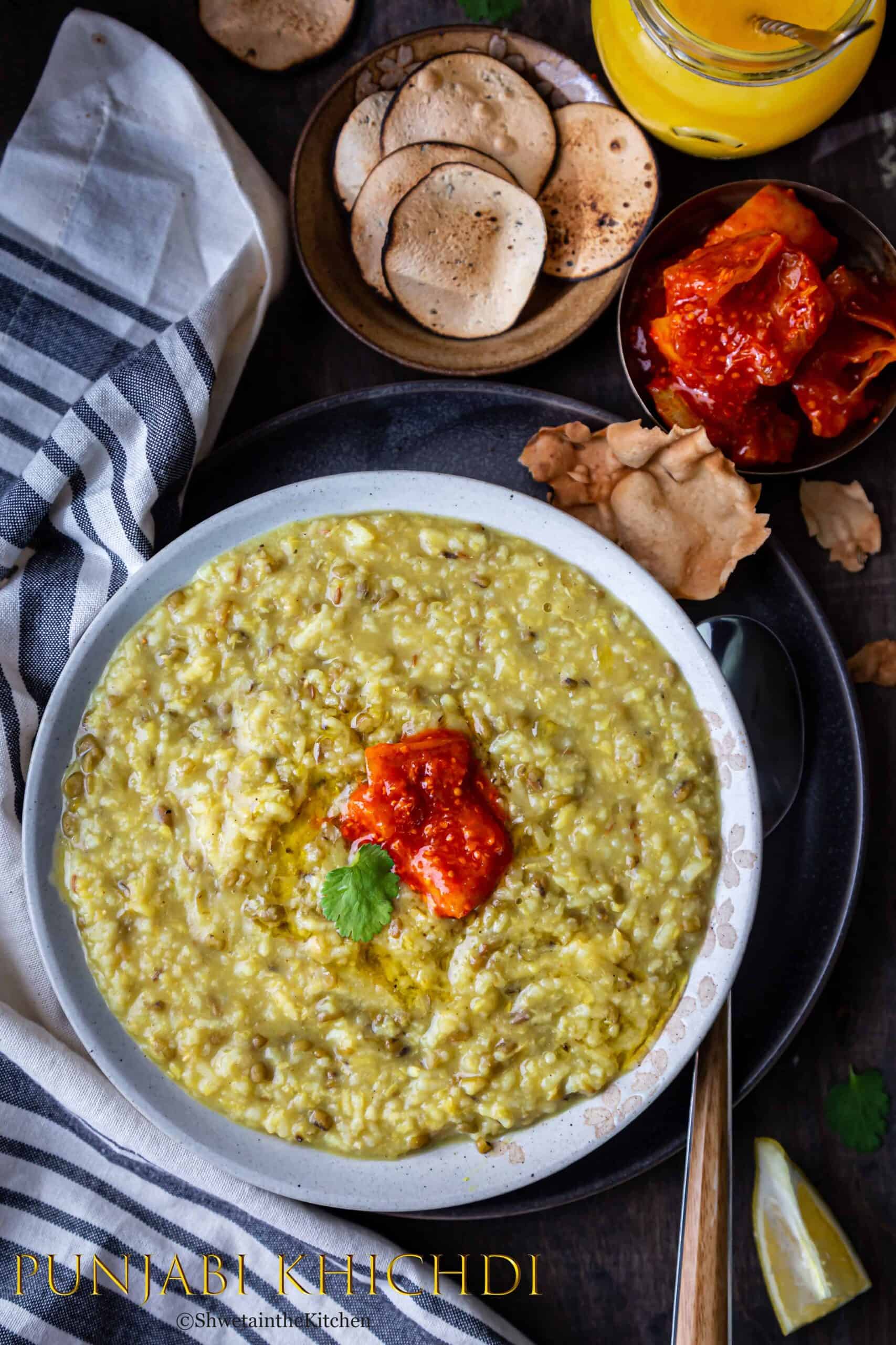 Punjabi Khichdi Shweta In The Kitchen Marathi food is characterized by the large variety of vegetables, fish and coconuts. punjabi khichdi