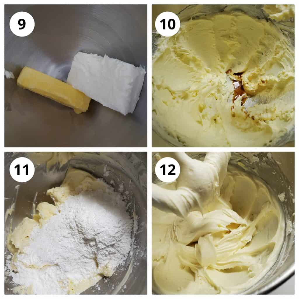 Steps to make cream cheese frosting