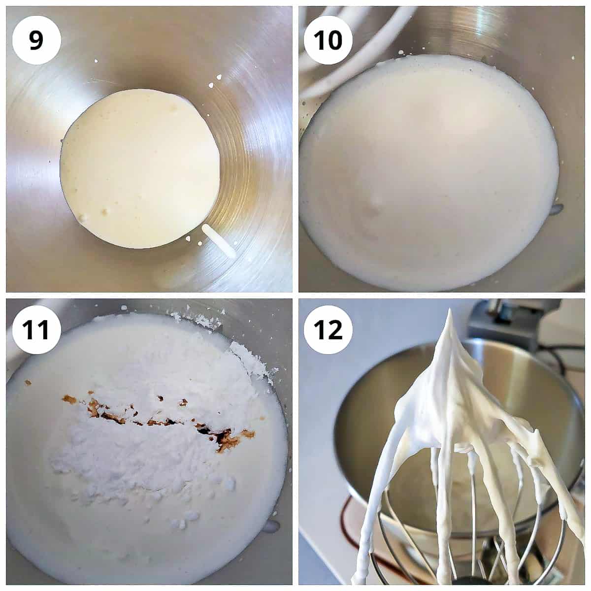 steps to make whipped cream frosting
