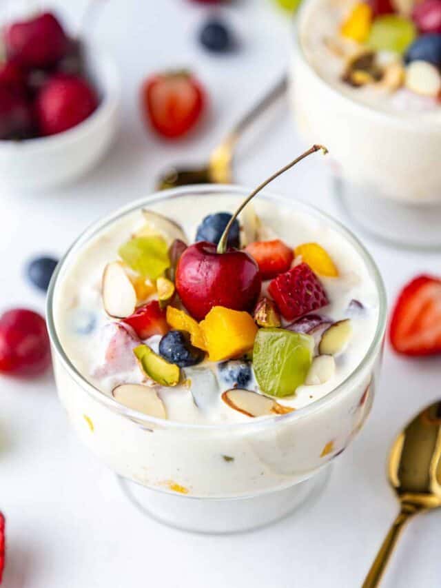Easy Fruit Salad with Condensed Milk