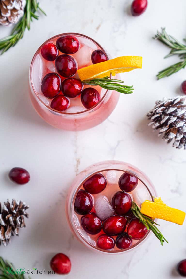 Non-Alcoholic Christmas Punch - Shweta in the Kitchen