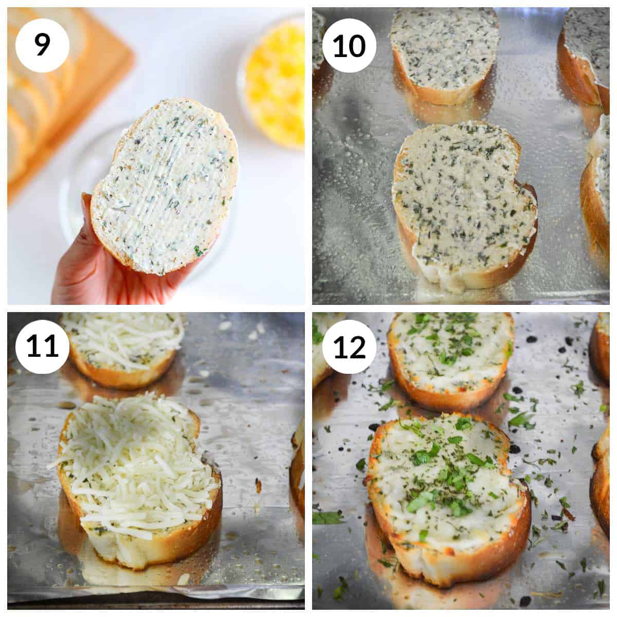 4 Steps for Making Cheesy Garlic Bread in Oven