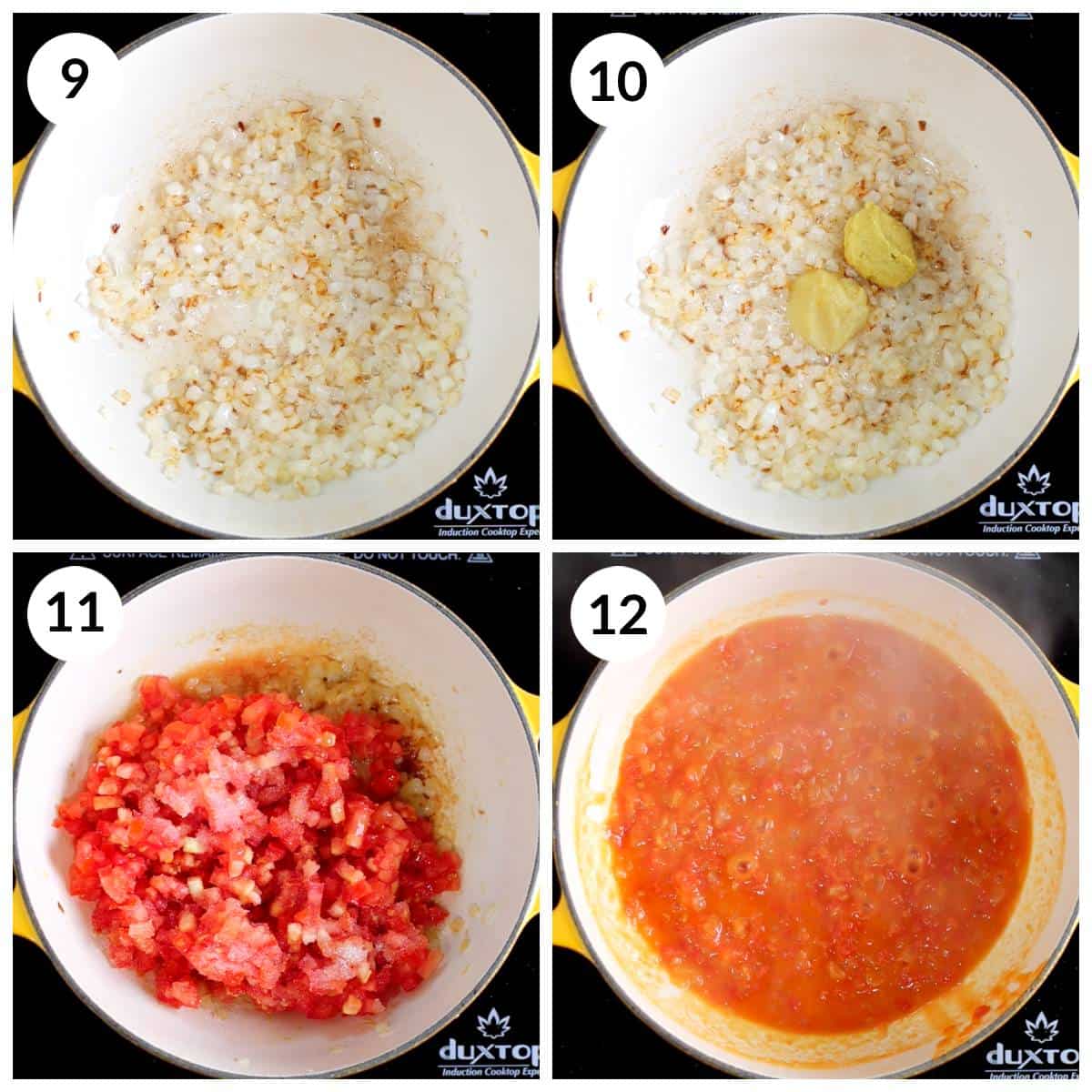Steps for making onion tomato masala for kadai paneer