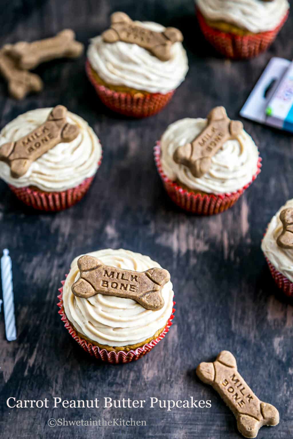 Carrot Peanut Butter Pupcakes Shweta in the Kitchen
