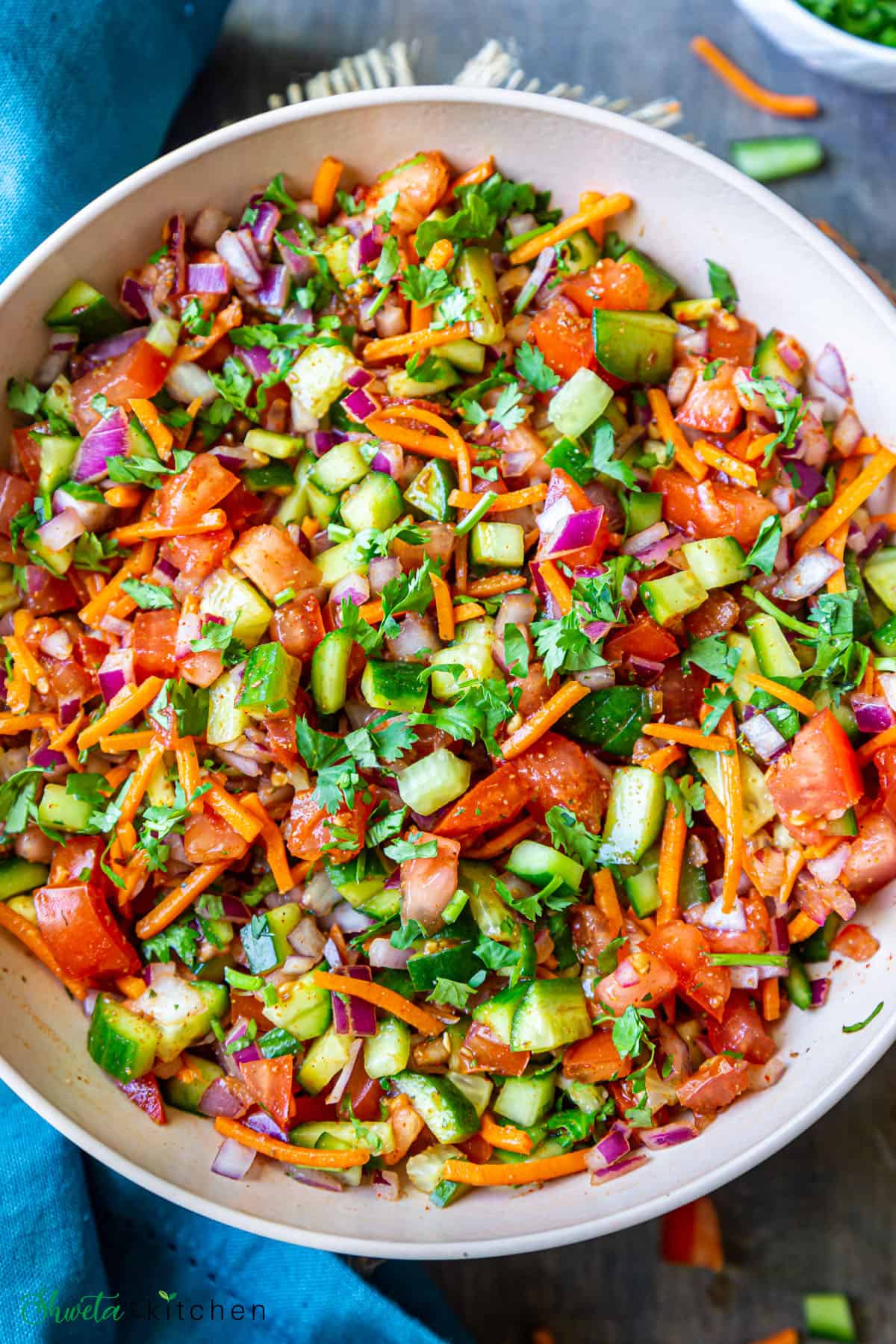 Easy Kachumber Salad Indian Salad Shweta In The Kitchen Easy Kachumber Salad Indian Salad Shweta In The Kitchen