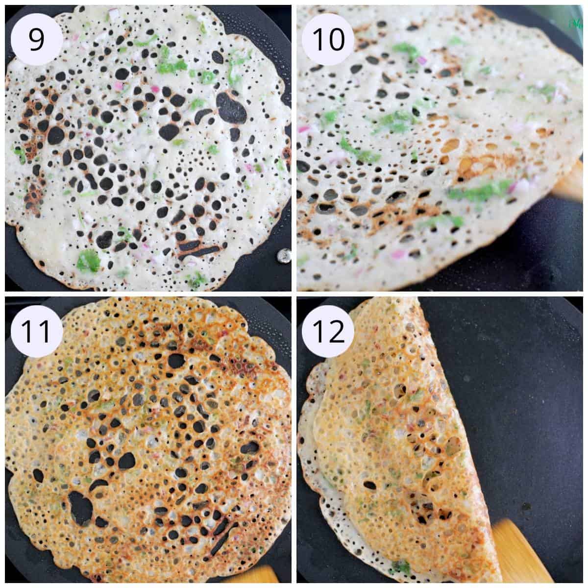 steps for cooking Wheat Dosa