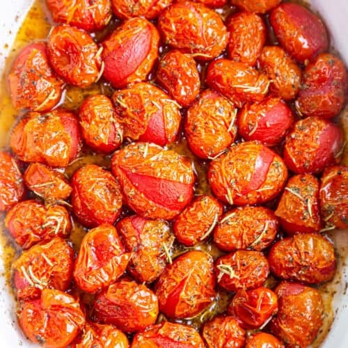 Easy Roasted Tomatoes (Oven & Air Fryer Recipe) - Shweta in the